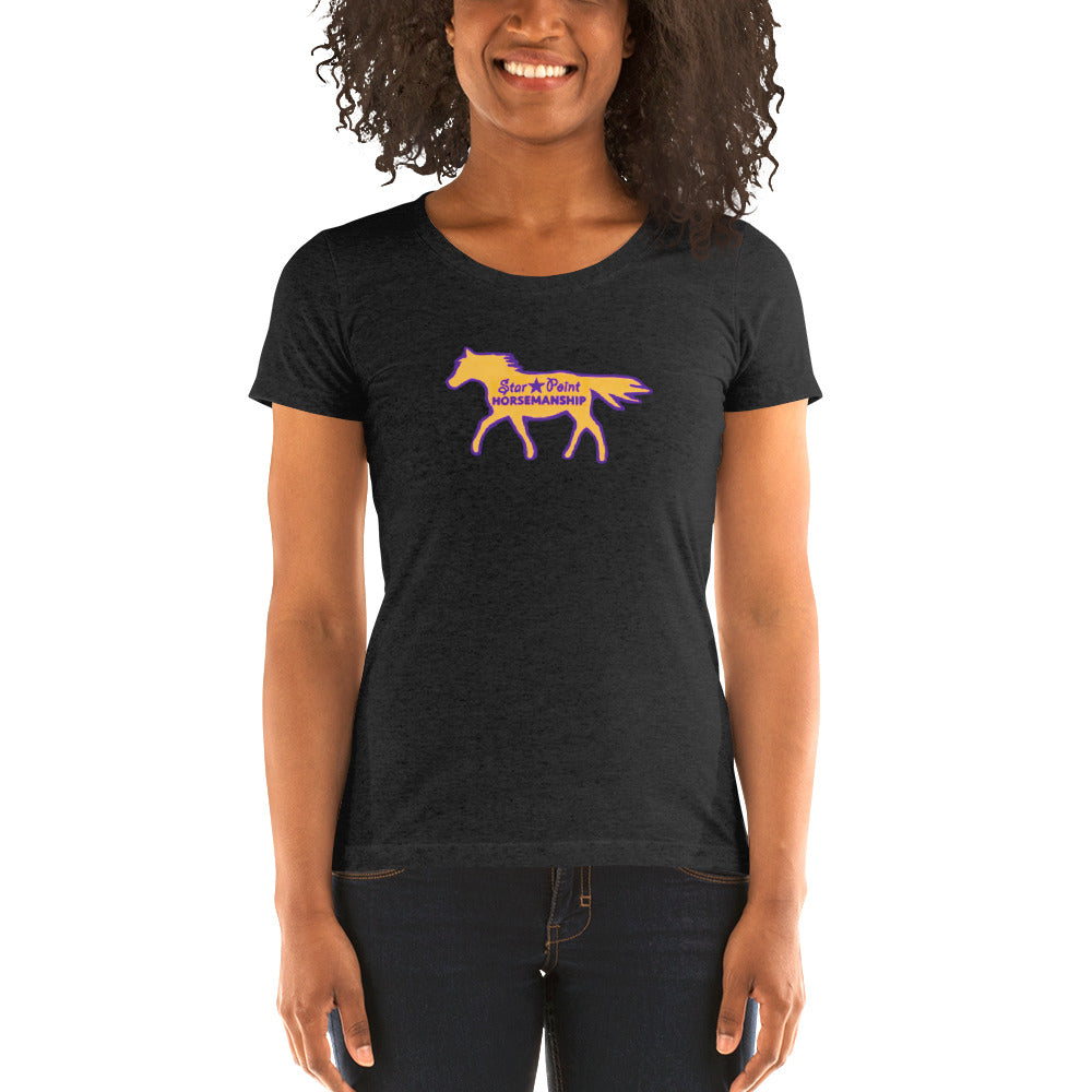 Star Point Horsemanship Ladies Fitted Tee - Star Point Horsemanship
