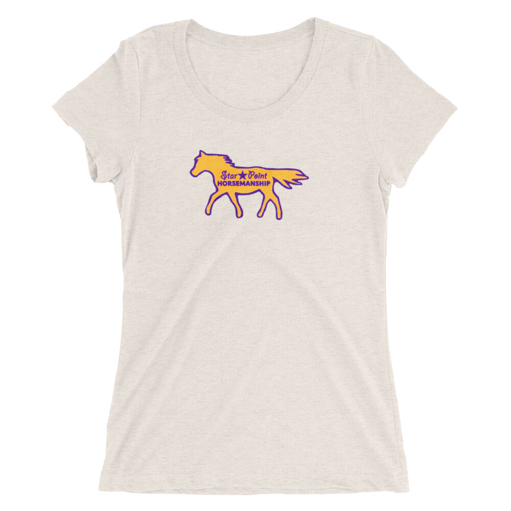 Star Point Horsemanship Ladies Fitted Tee - Star Point Horsemanship